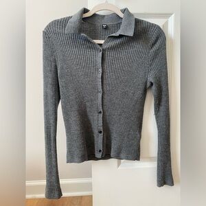 Uniqlo 100% wool cardigan